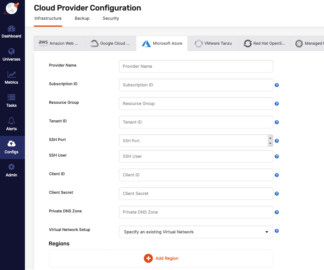 Prepare Azure cloud to install Yugabyte Platform